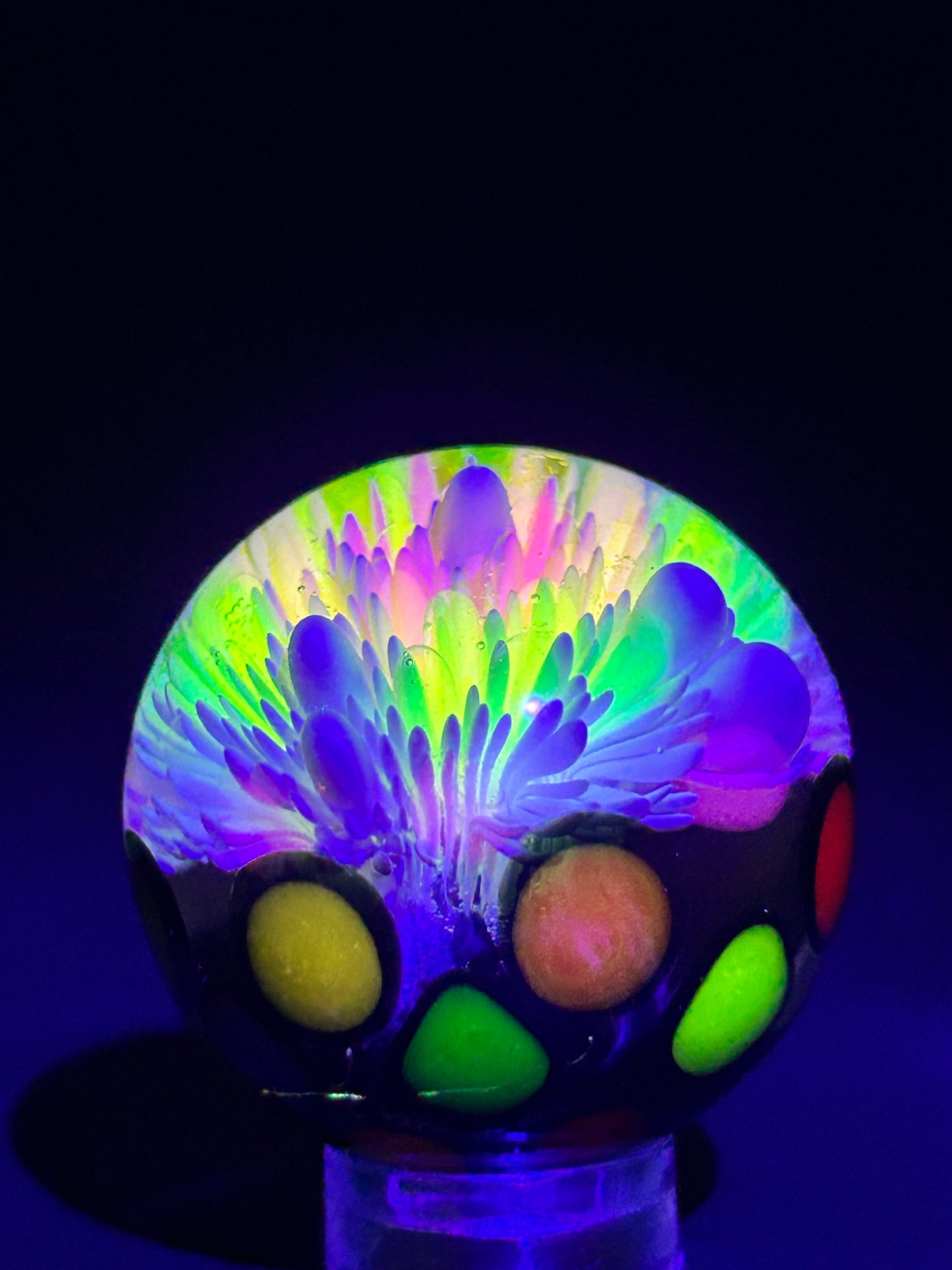 Rainbow UV Implosion Marble 33mm