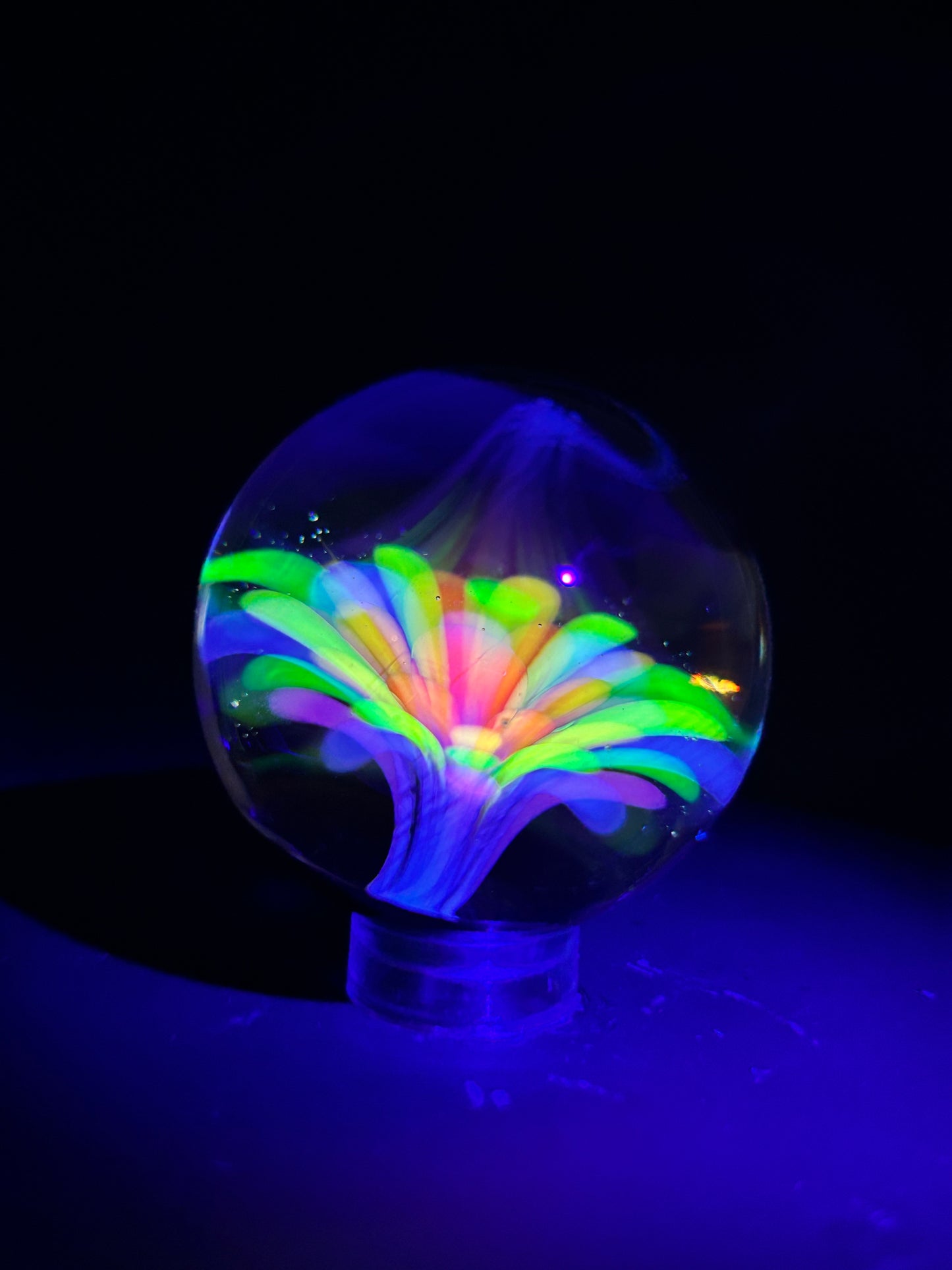 UV Rainbow Implosion Marble 38mm