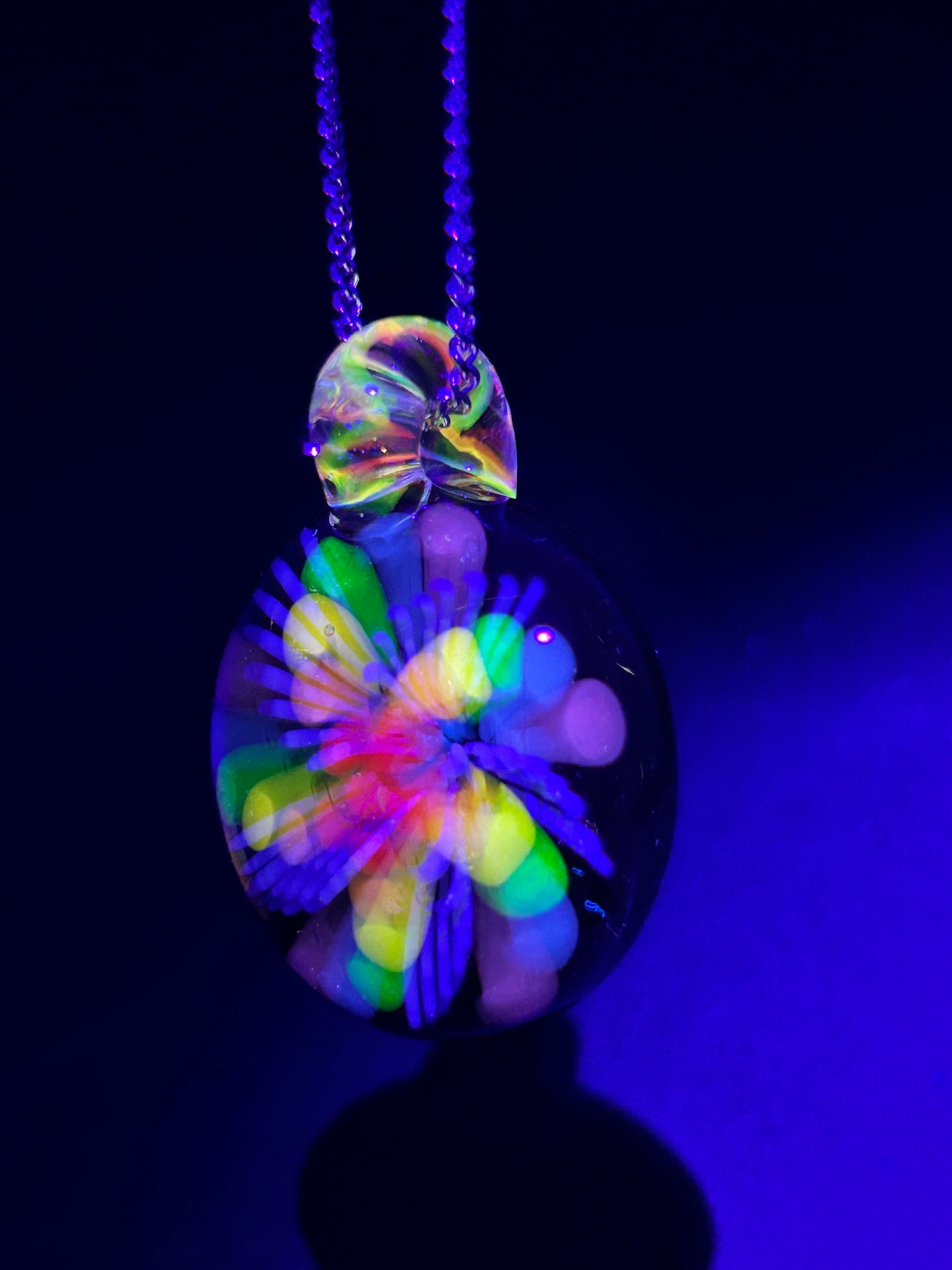 Rainbow Implosion Pendant