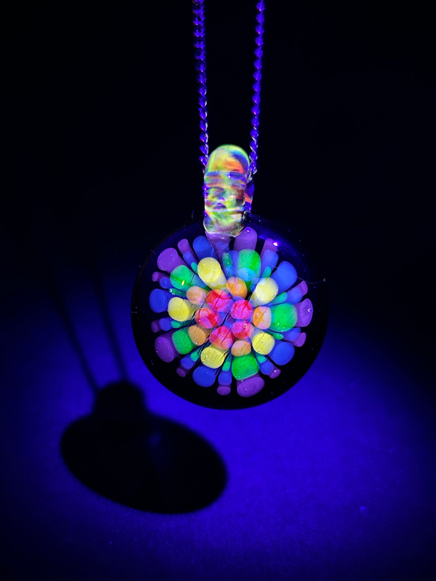 Rainbow Implosion Pendant