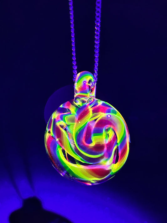 Rainbow Scramble Pendant