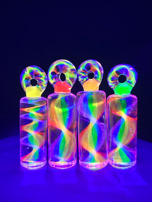 UV Rainbow Twist Pendent