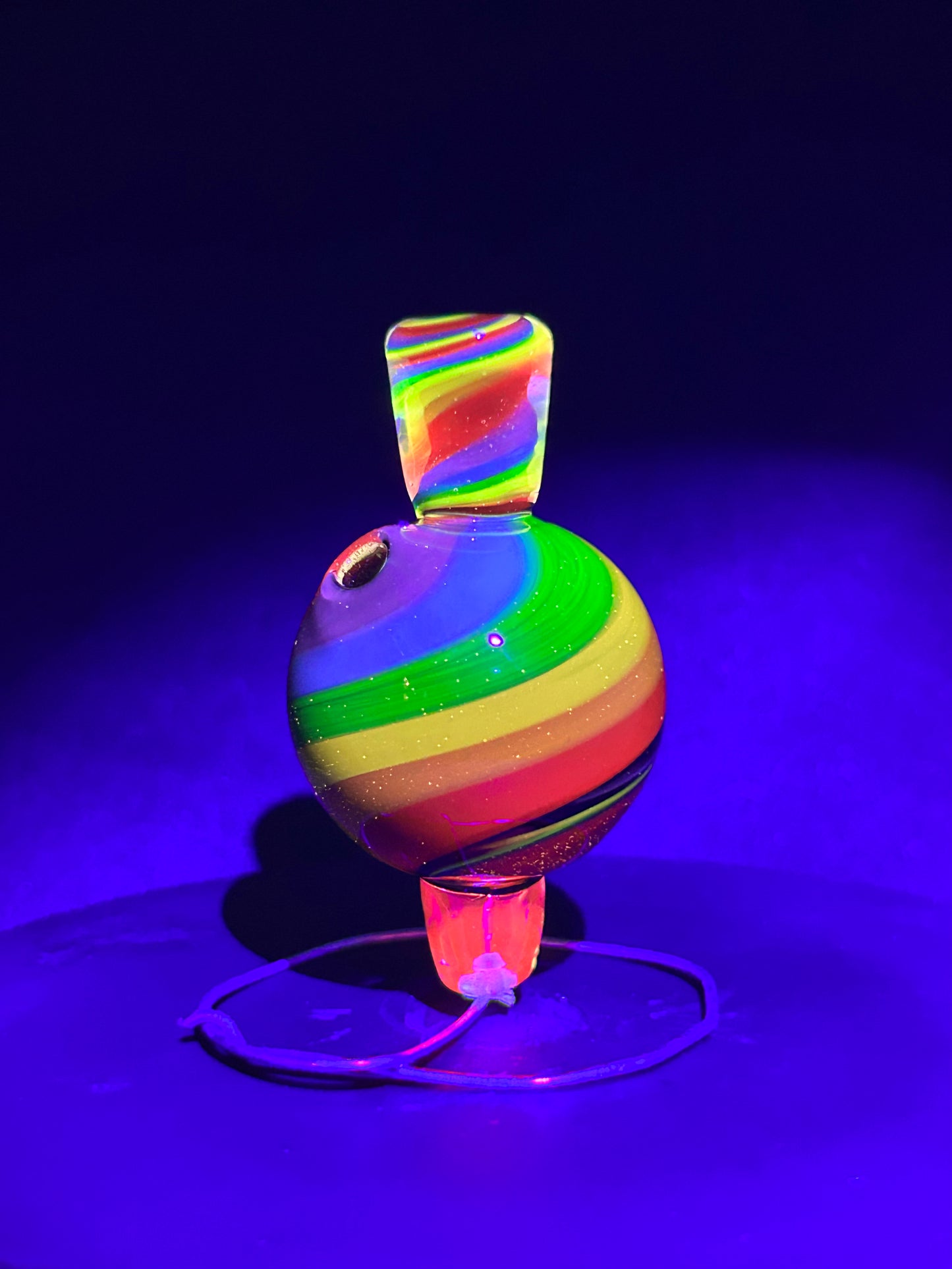 UV Rainbow Bubble Cap