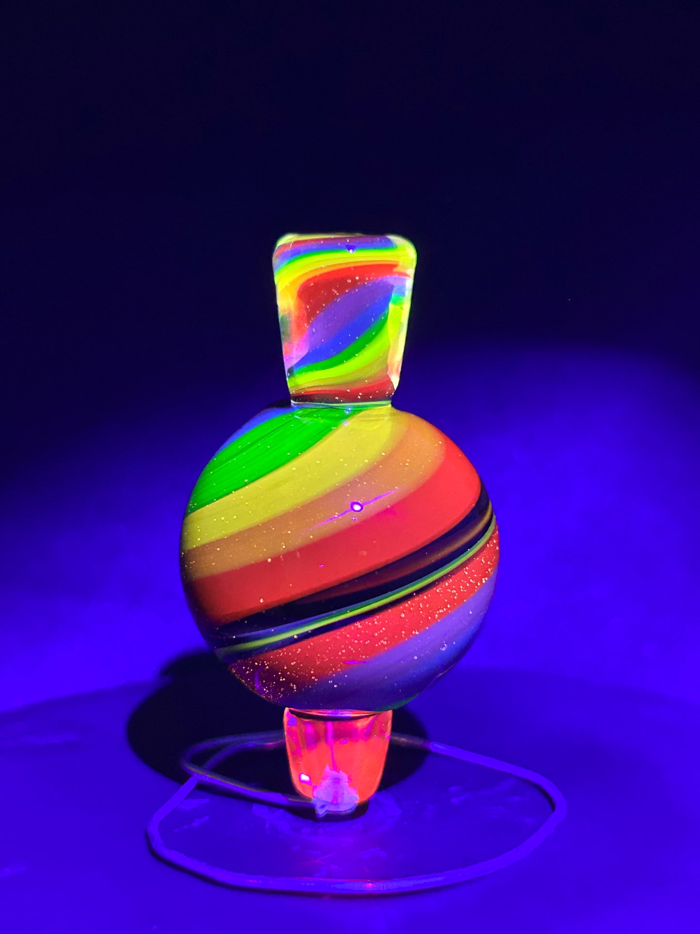UV Rainbow Bubble Cap