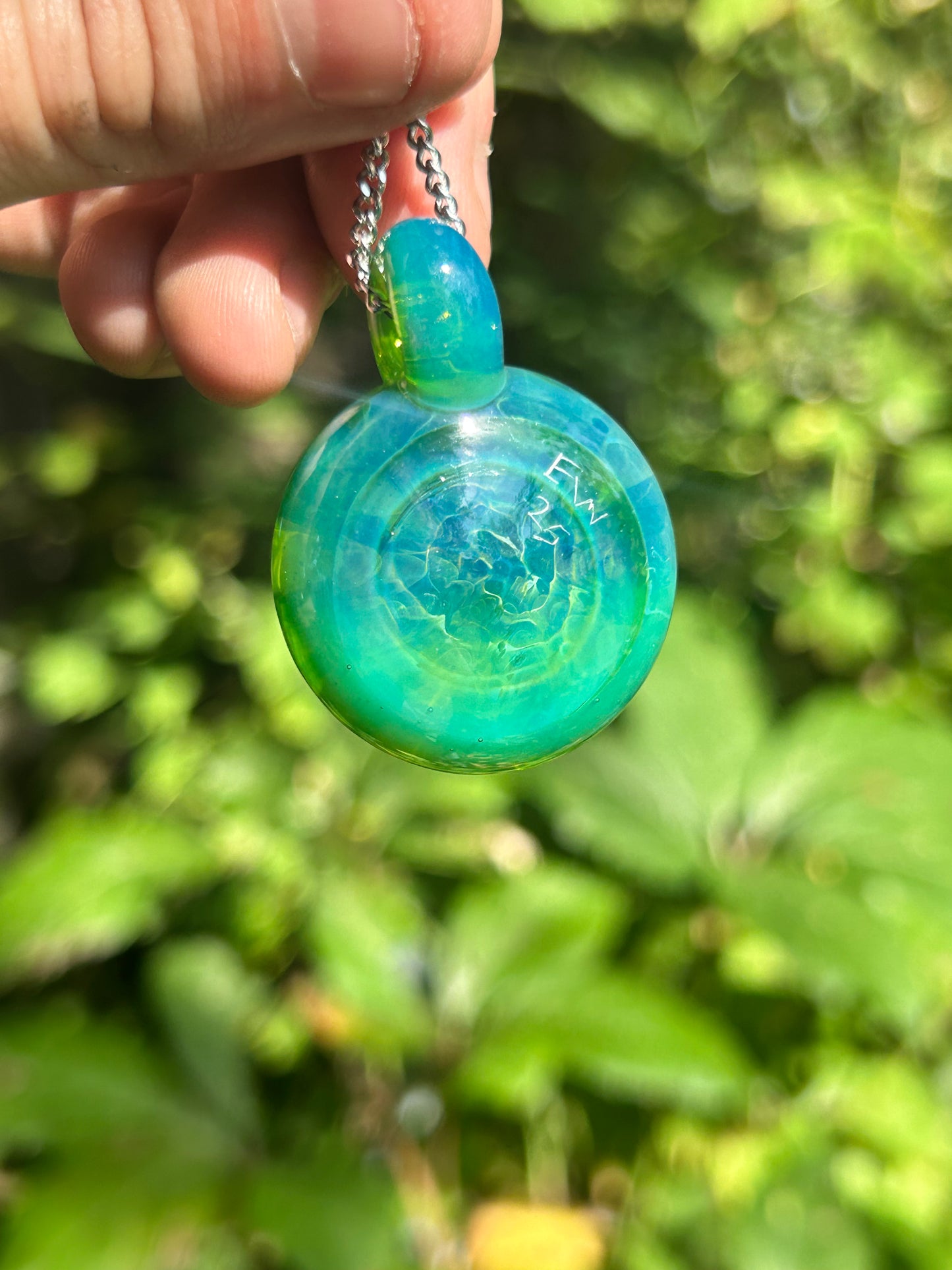Electric Green Pendant (With Tri Color UV)