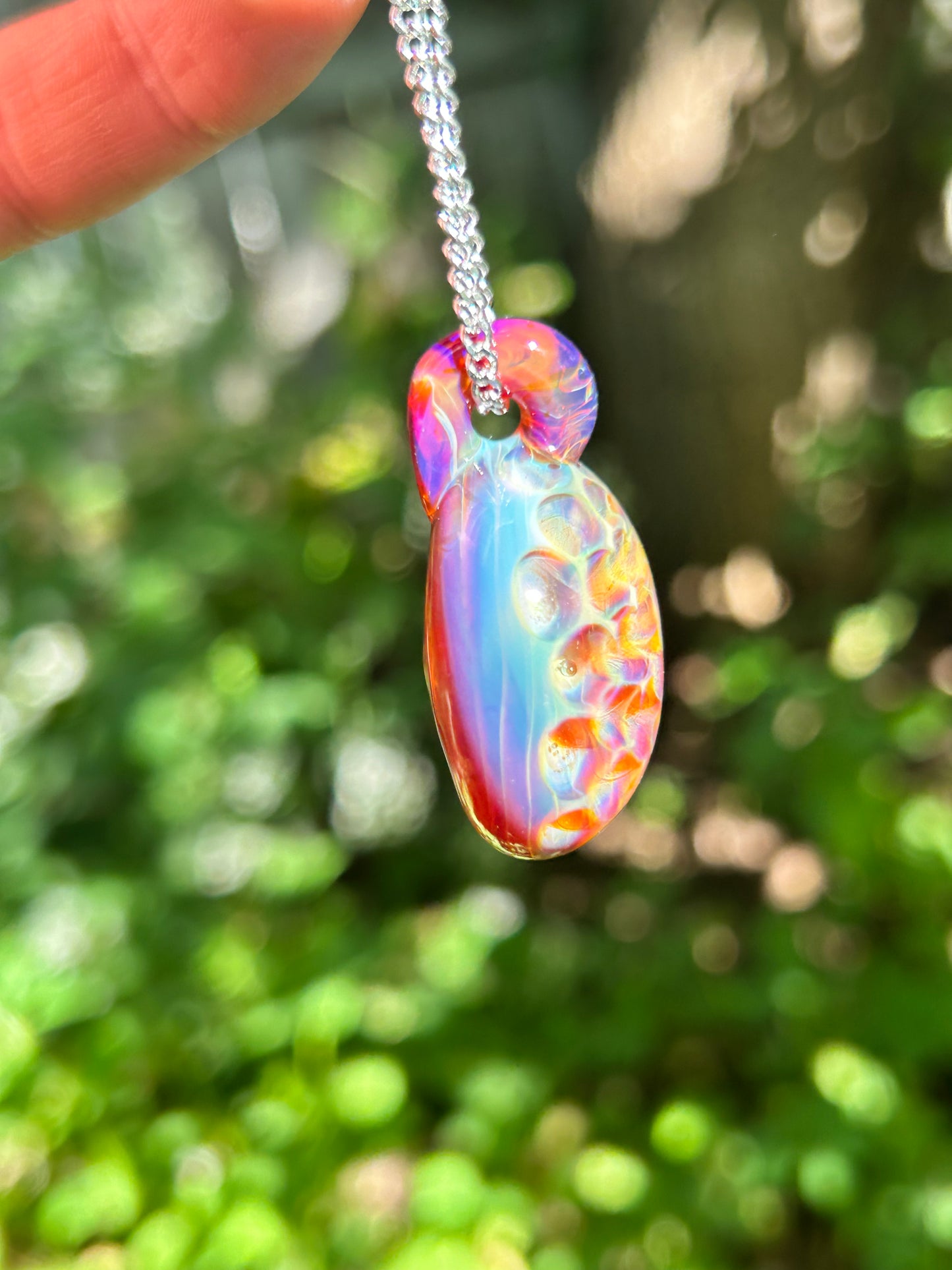 Amber Purple Pendant (With Orange UV)