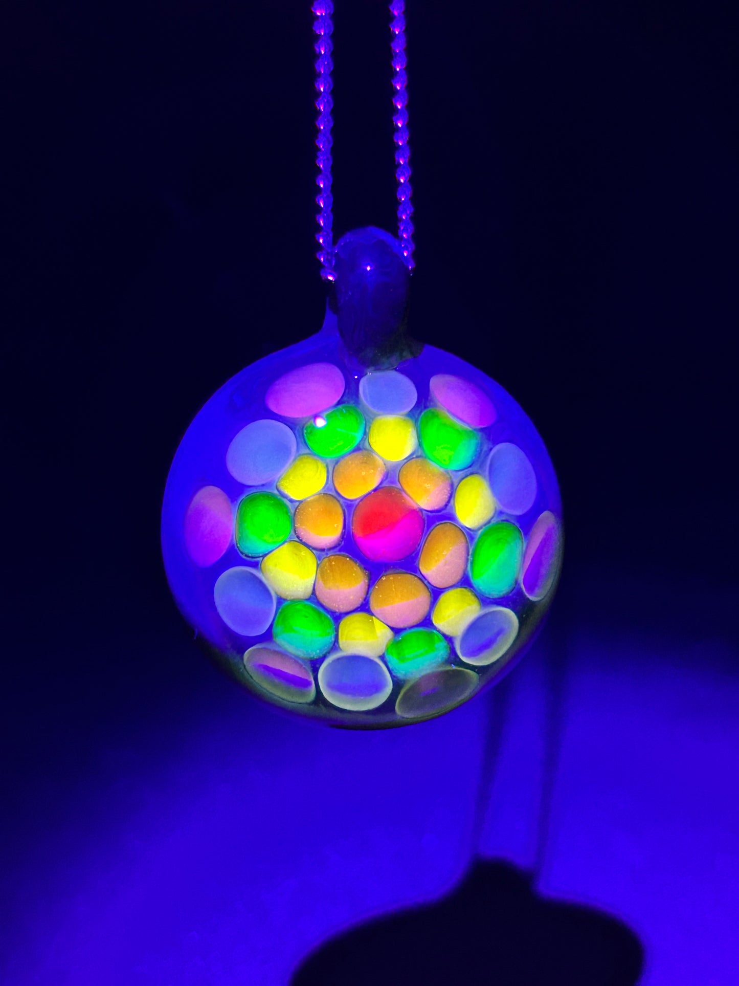 Blue Honey Pendant (With Rainbow UV)