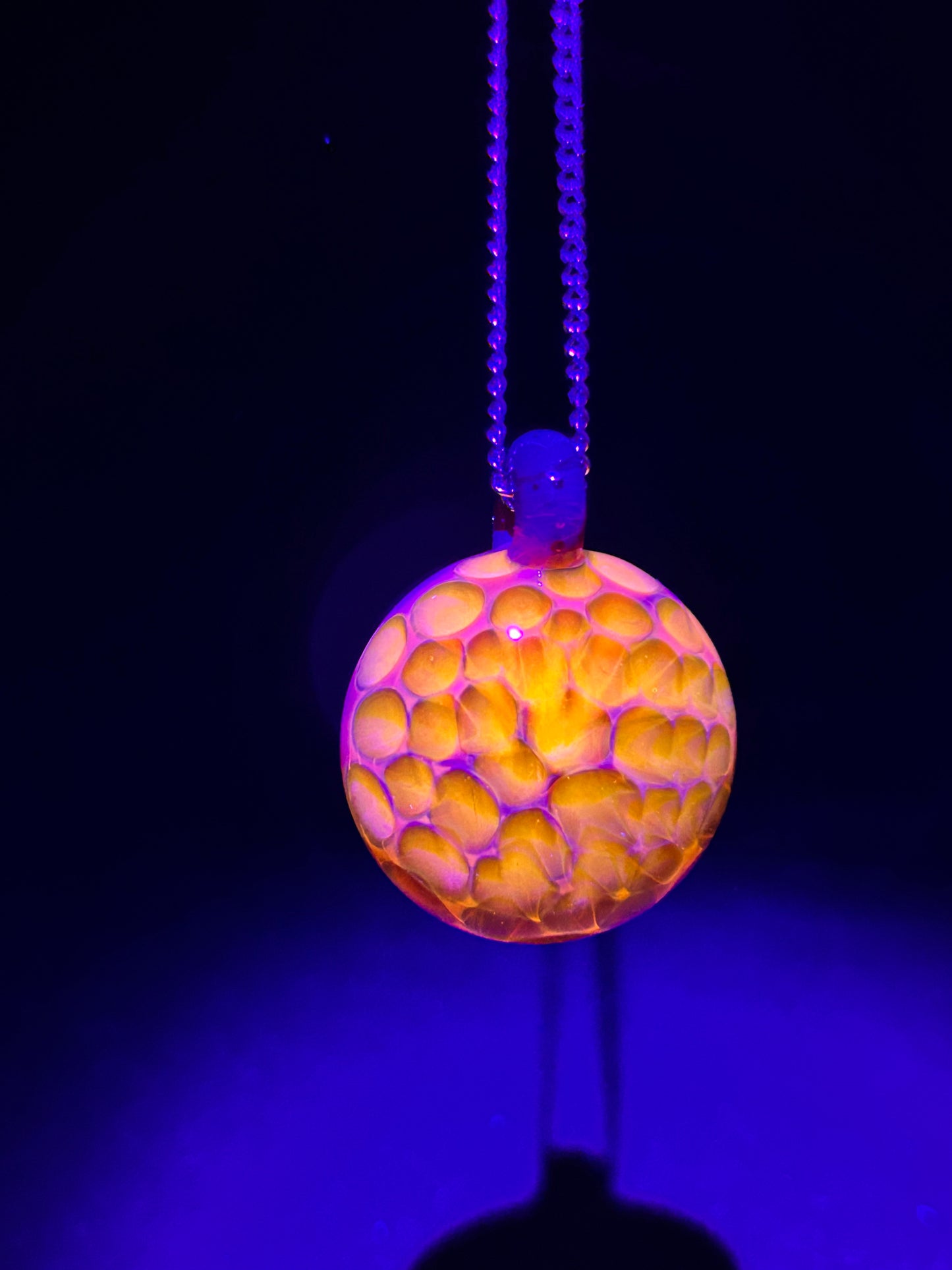 Amber Purple Pendant (With Orange UV)