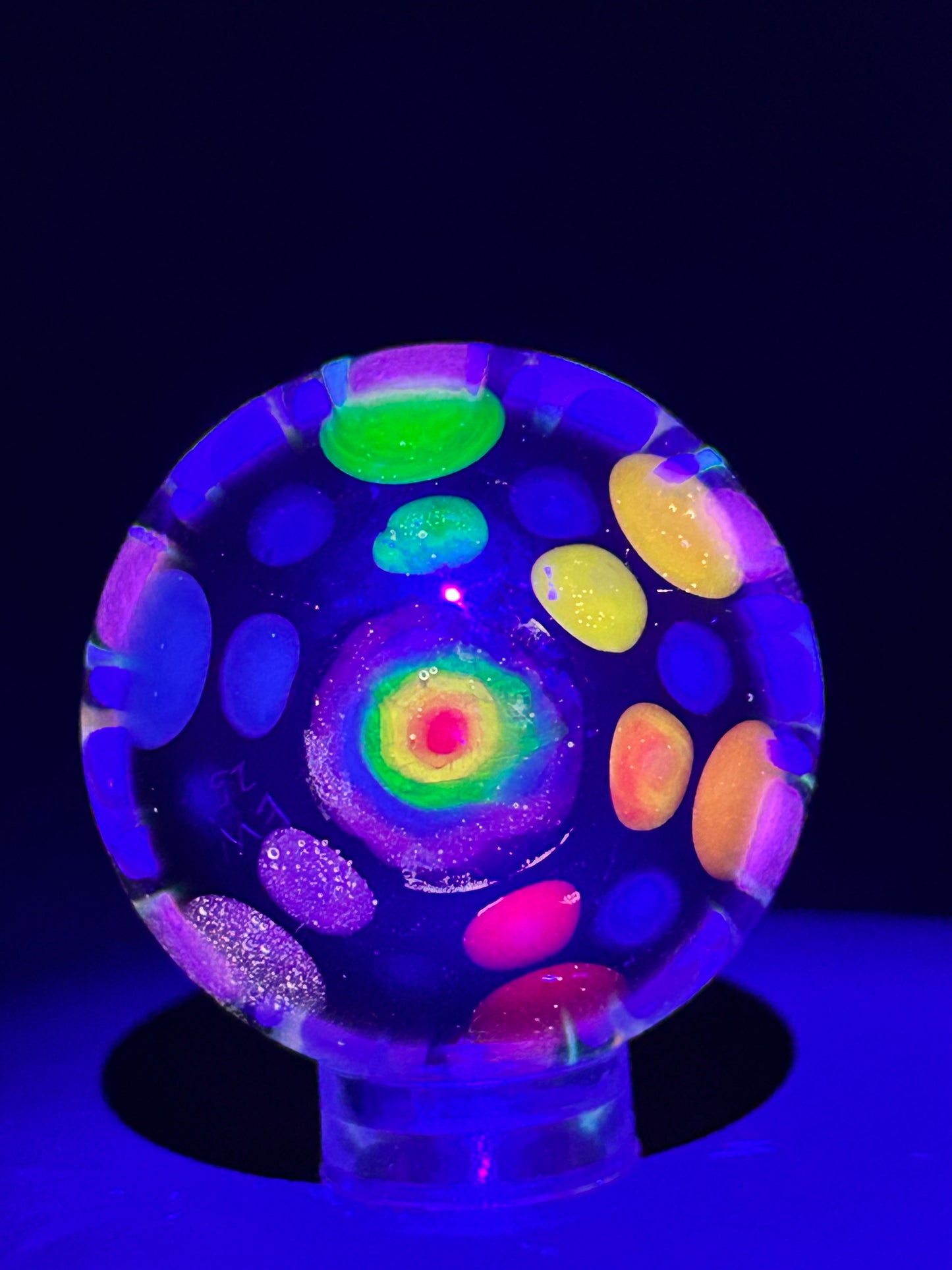 Rainbow UV Implosion Marble 37mm