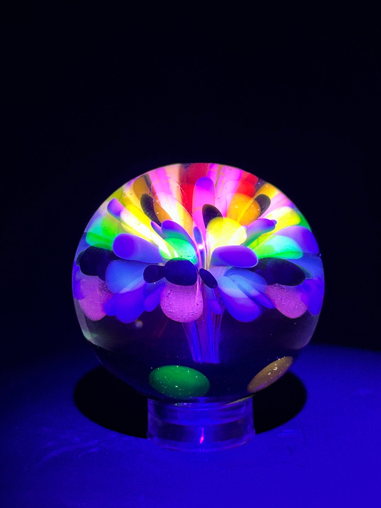 Rainbow UV Implosion Marble 37mm
