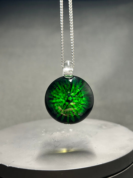 Uranium glass Implosion Pendant