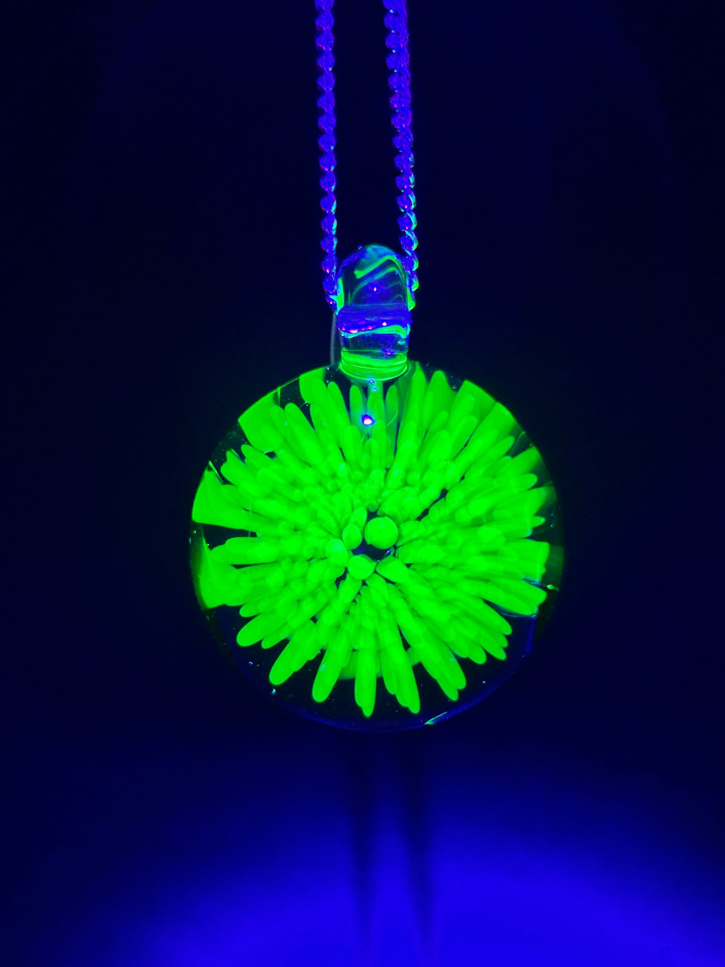Uranium glass Implosion Pendant