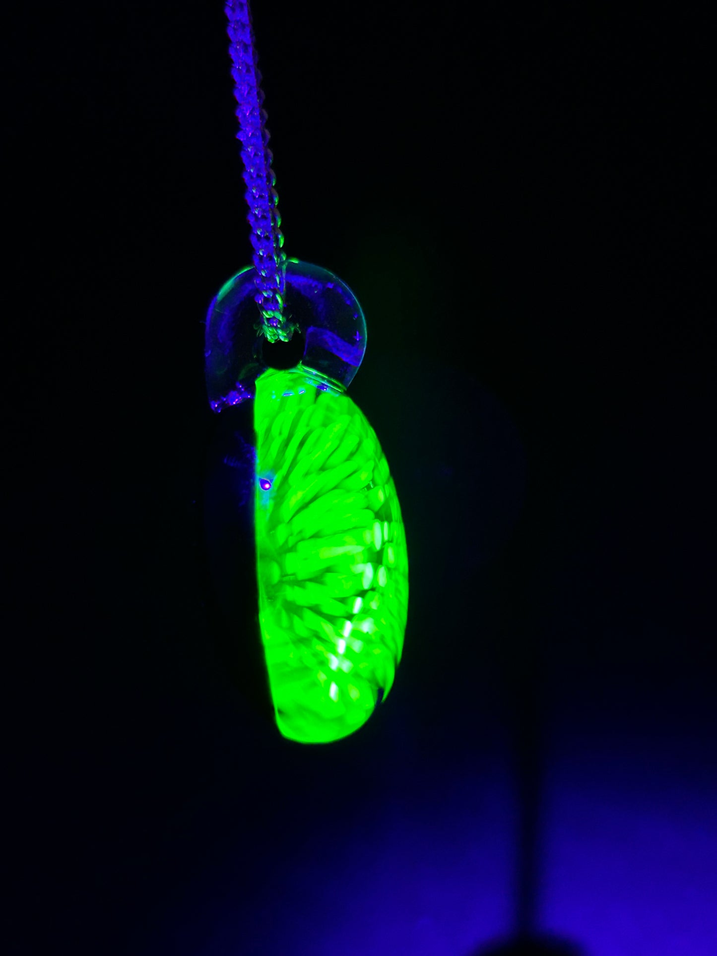 Uranium glass Implosion Pendant