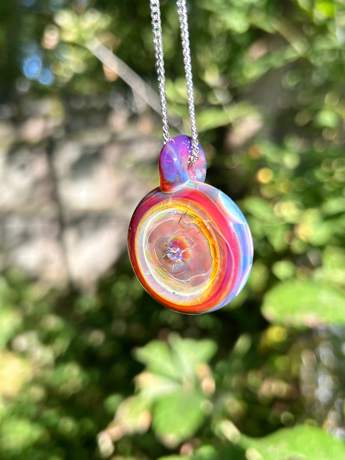 Amber Purple Pendant (UV Reactive)
