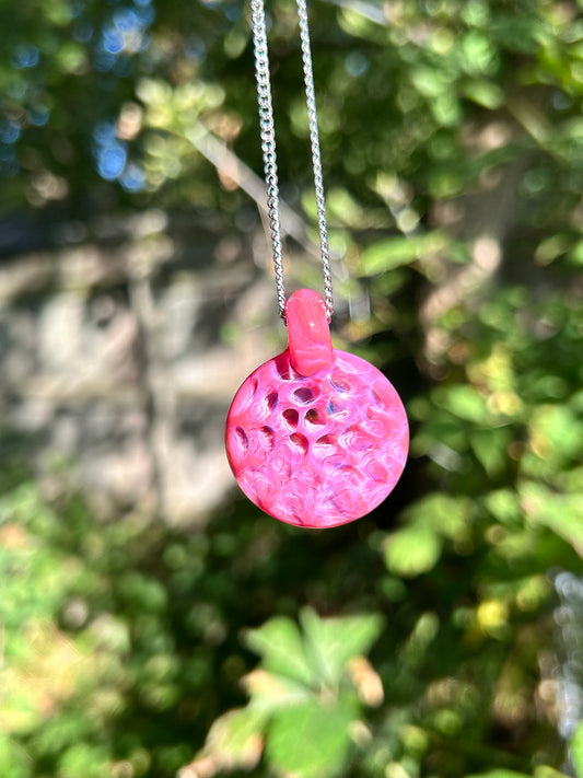 Opal Pink Pendant (UV Reactive)