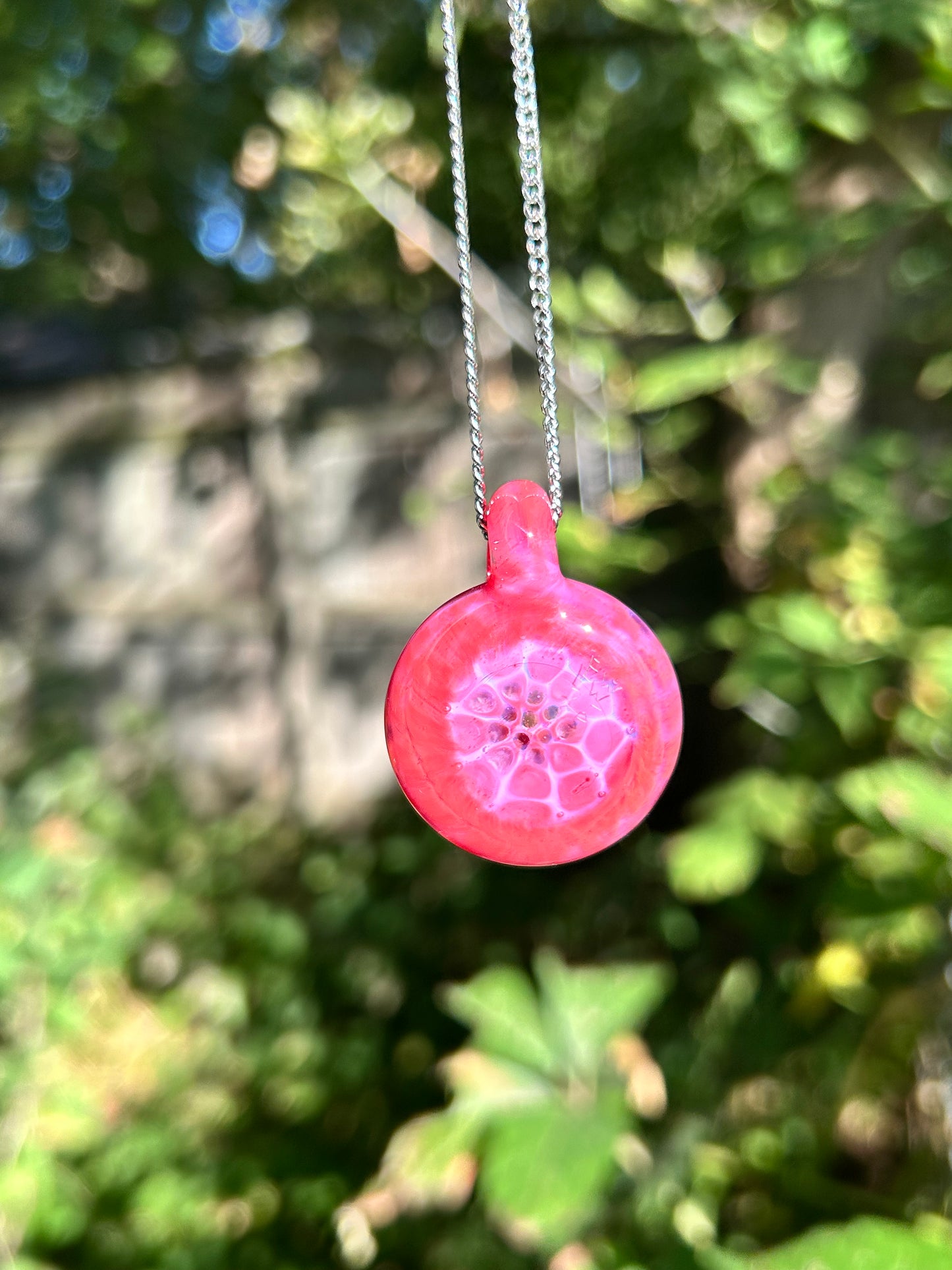 Opal Pink Pendant (UV Reactive)