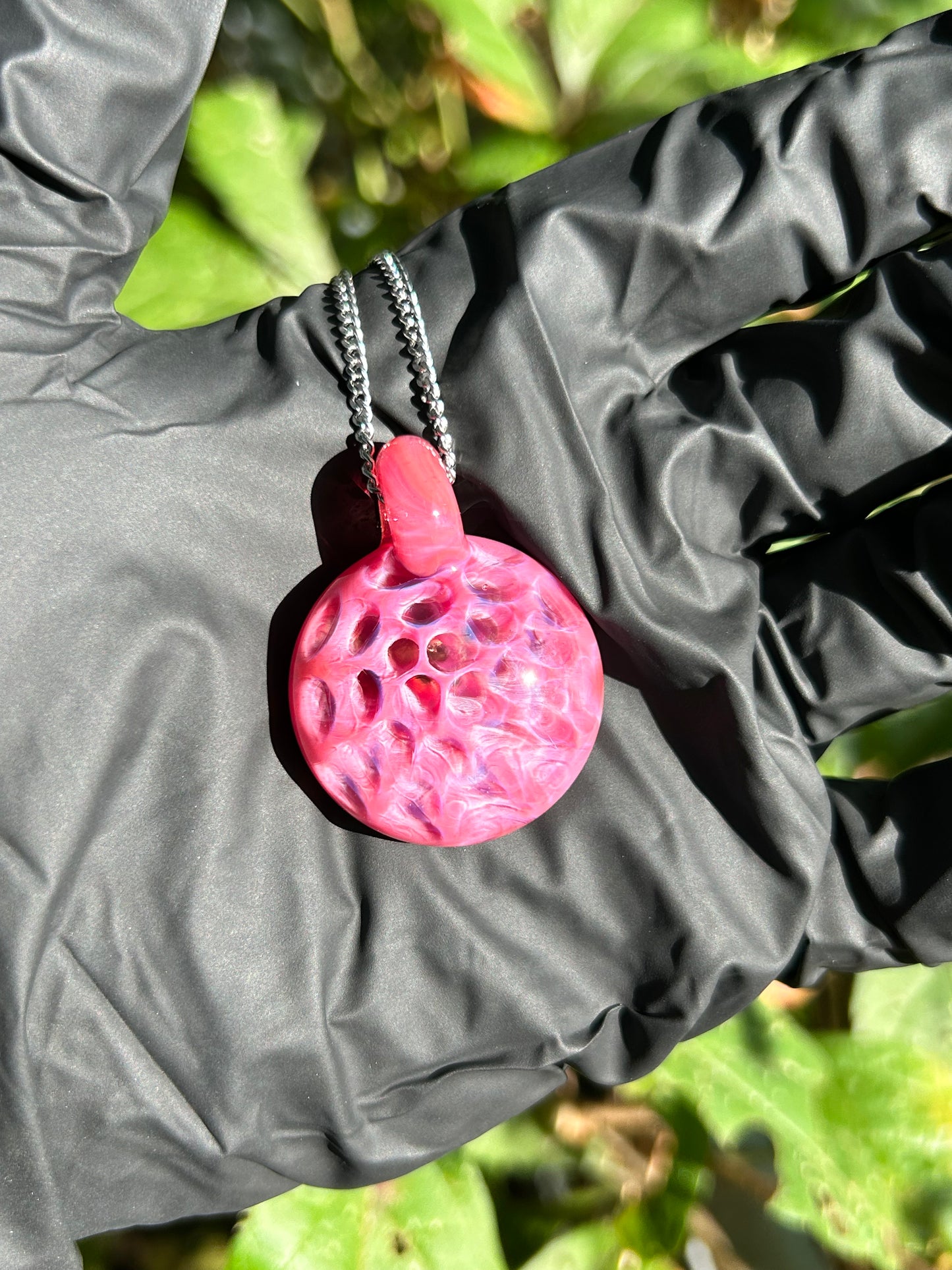 Opal Pink Pendant (UV Reactive)