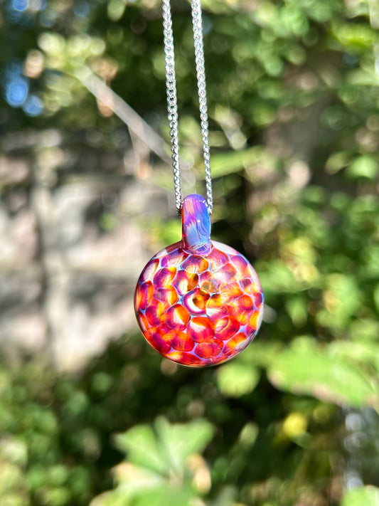 Amber Purple Pendant (UV Reactive)