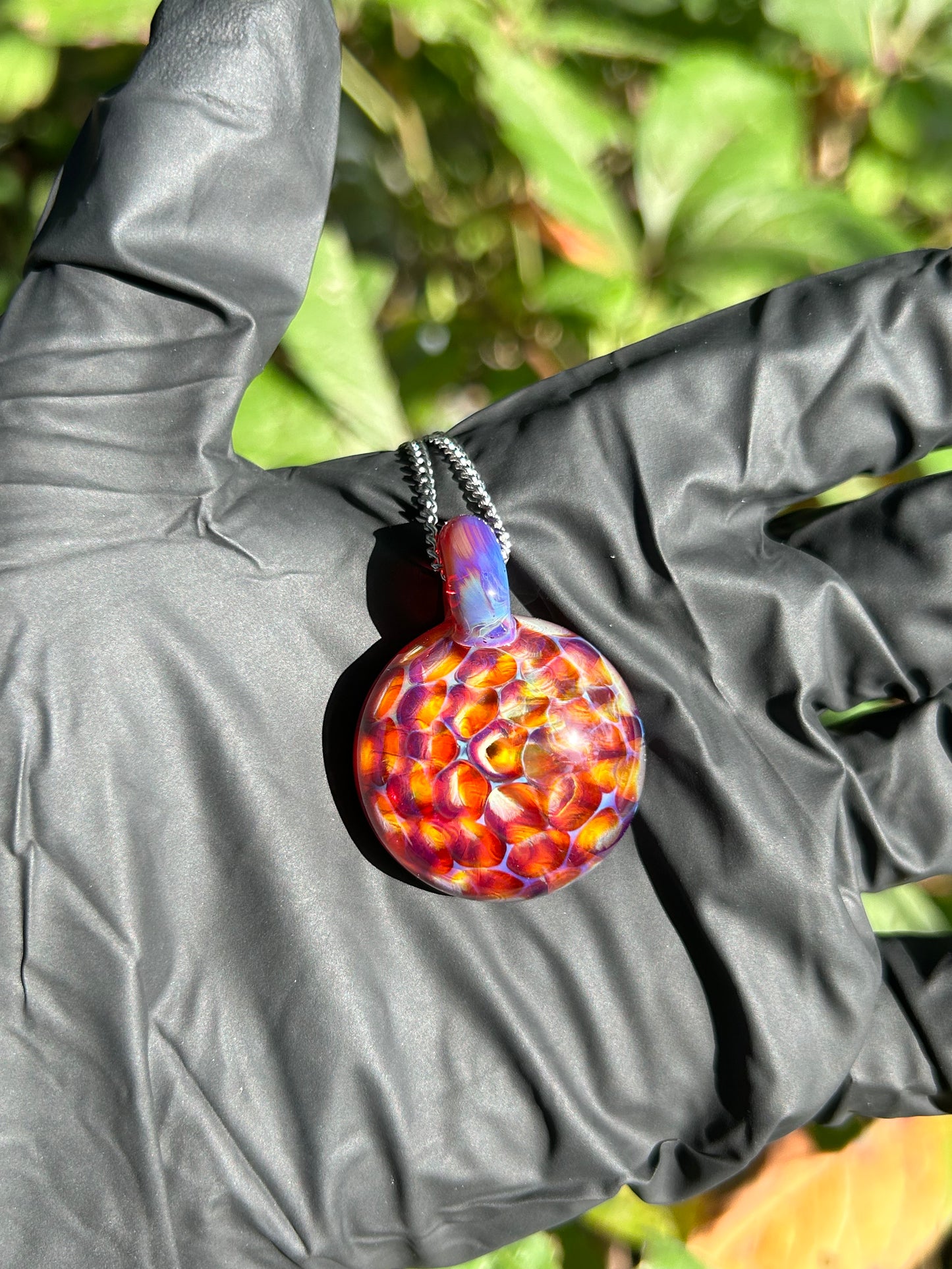 Amber Purple Pendant (UV Reactive)