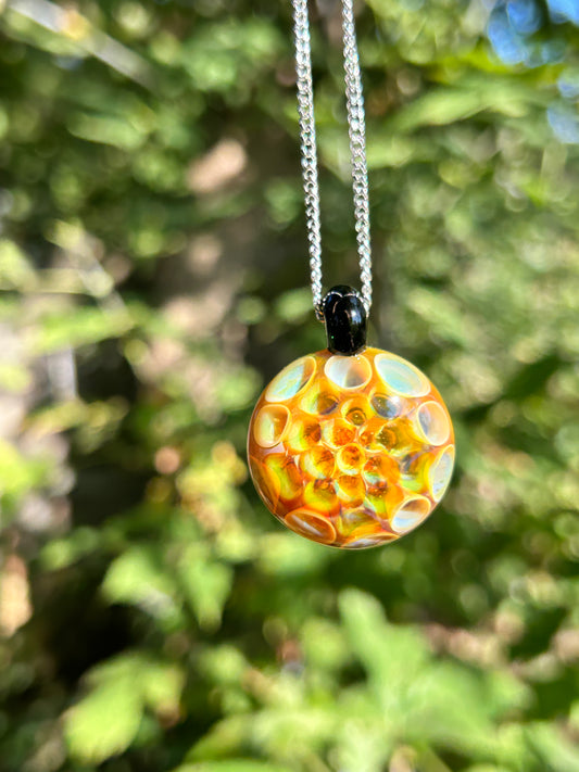 Amber Yellow Pendant (UV Reactive)