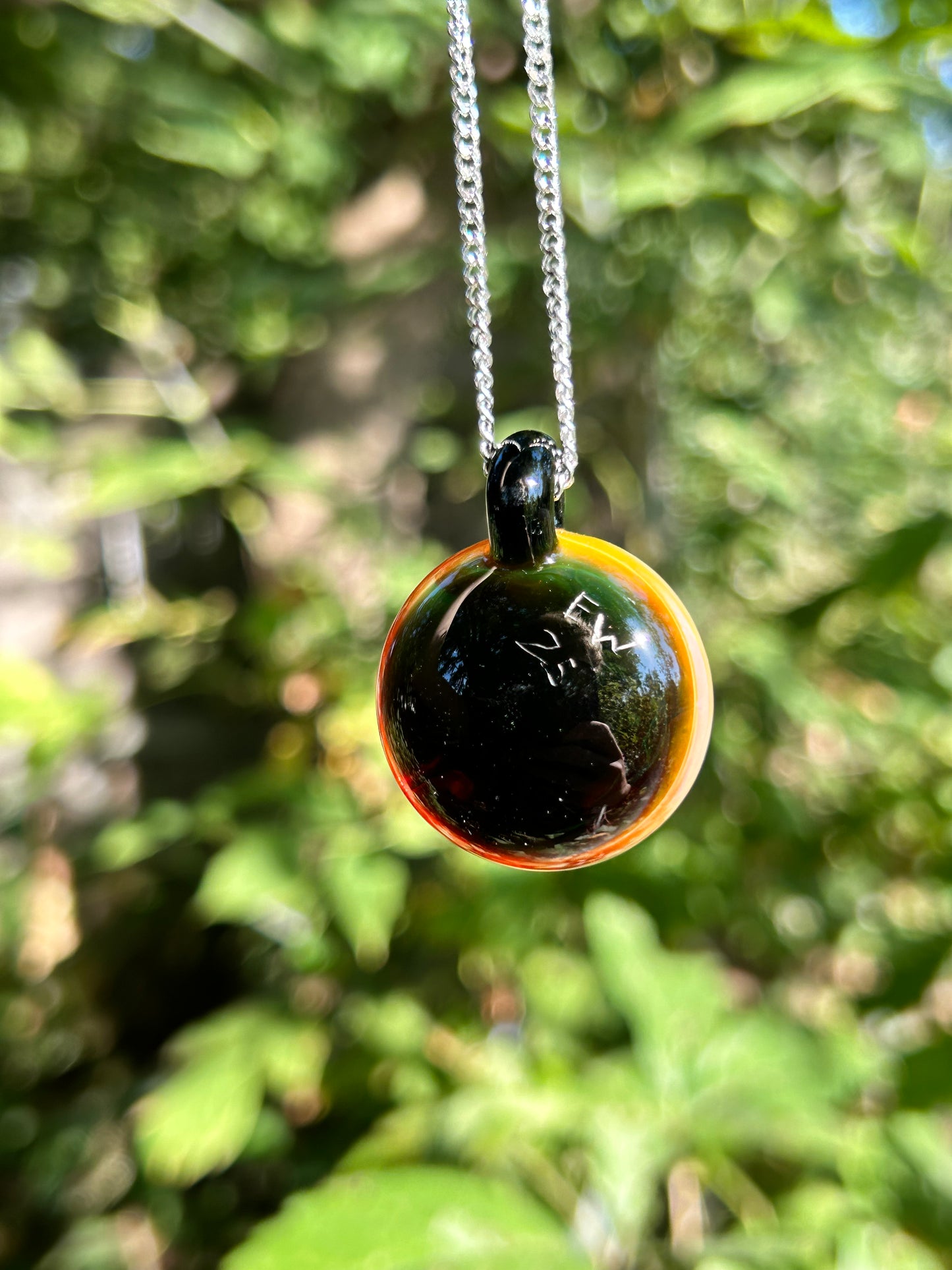 Amber Yellow Pendant (UV Reactive)