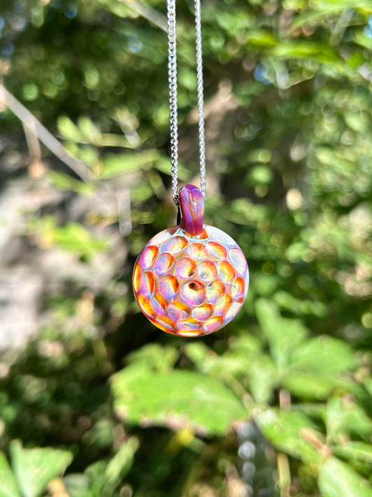 Amber Purple Pendant (UV Reactive)