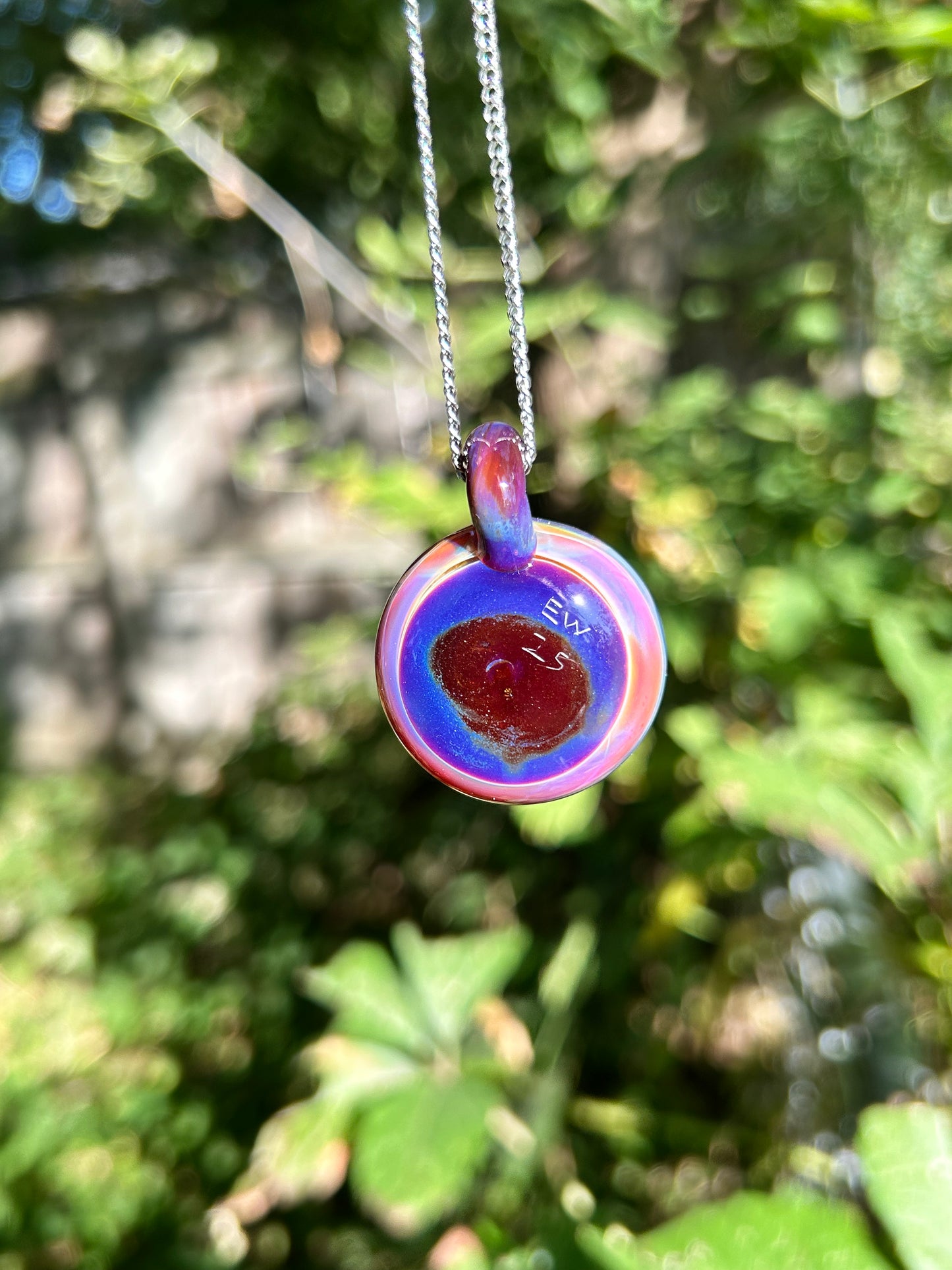 Amber Purple Pendant (UV Reactive)