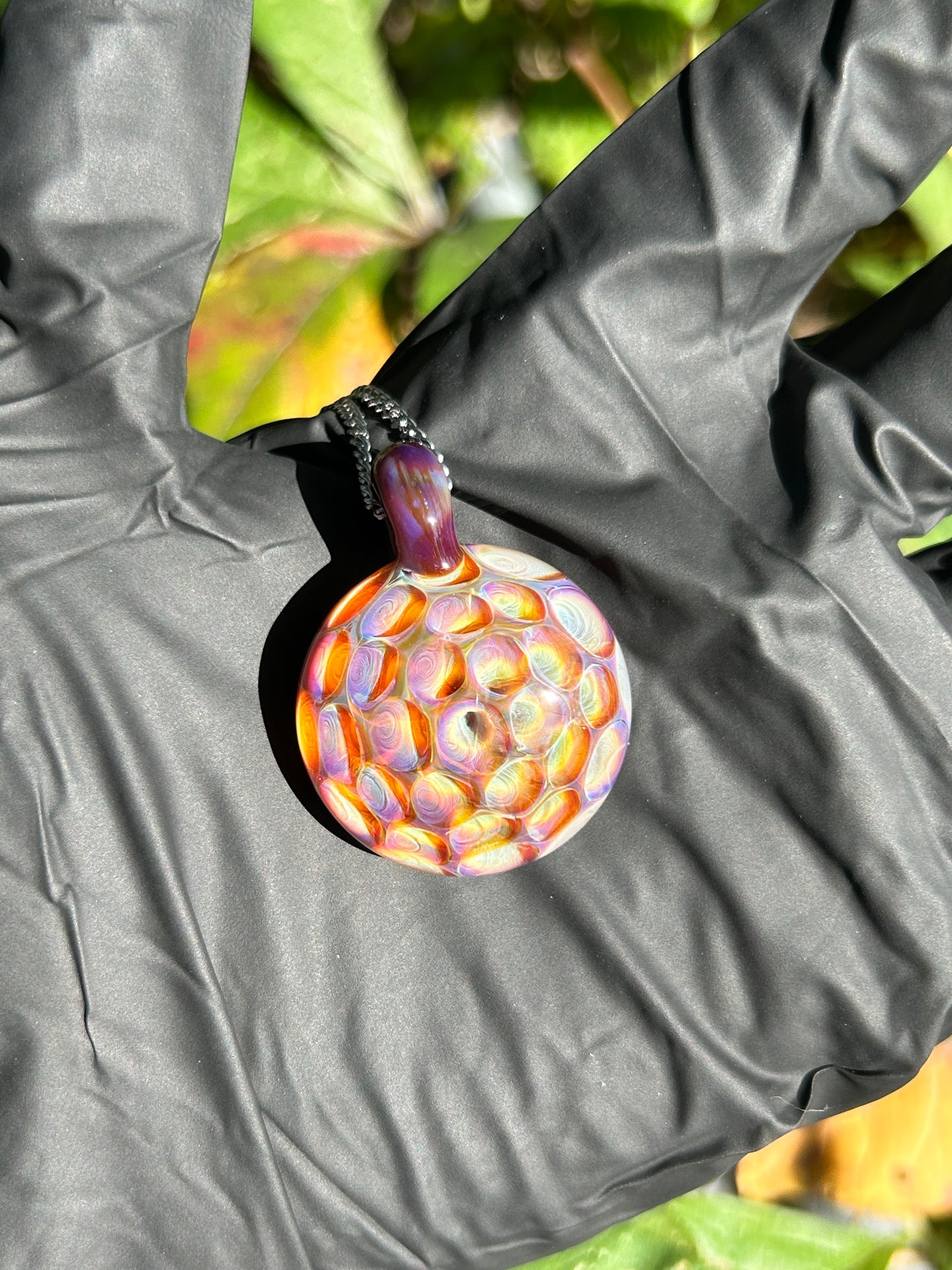 Amber Purple Pendant (UV Reactive)
