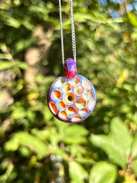 Amber Purple Pendant