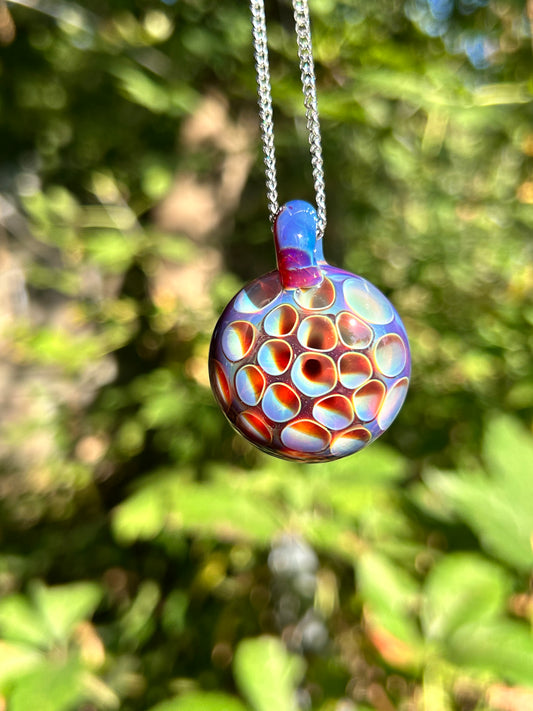 Amber Purple Pendant