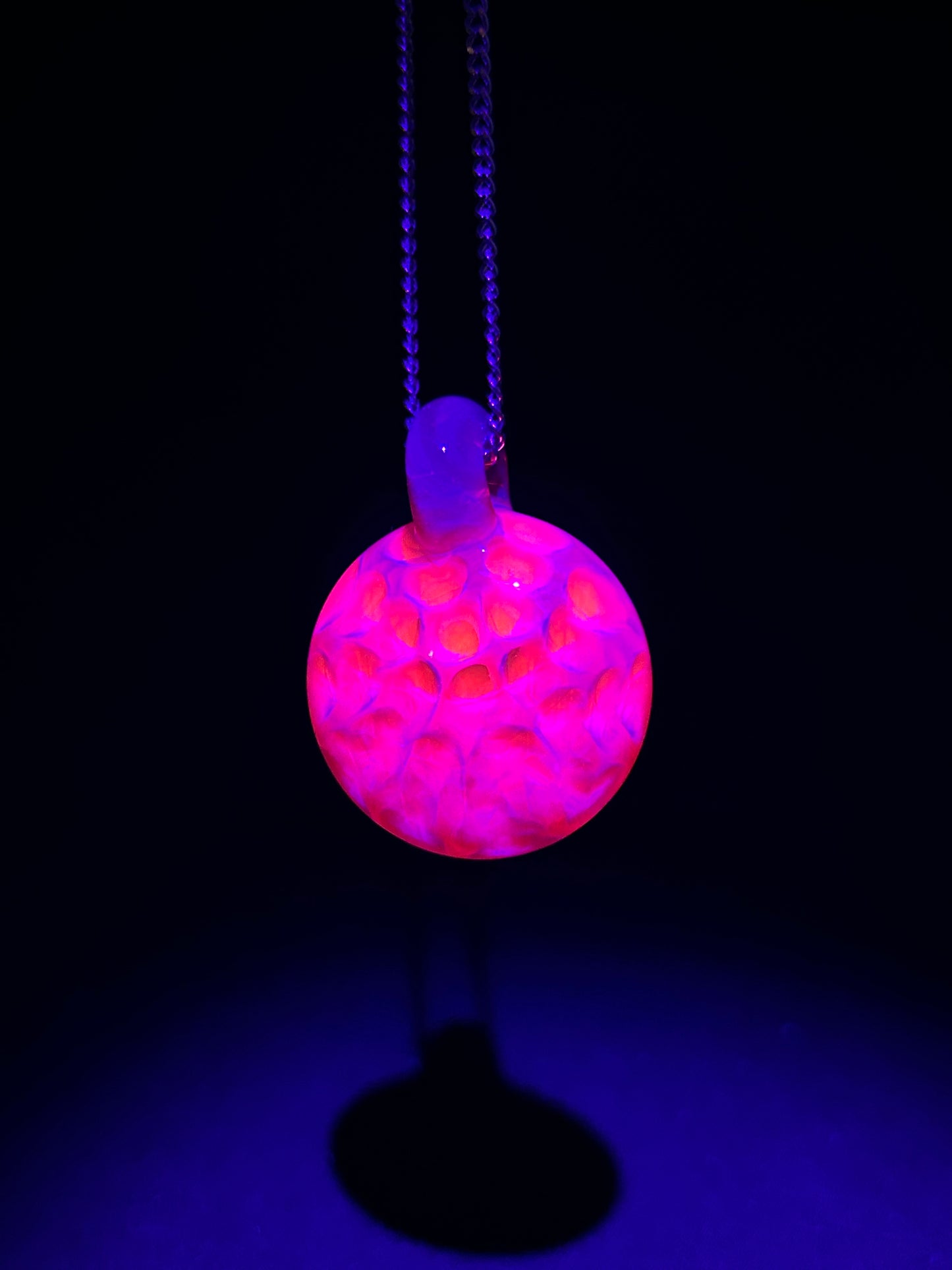 Opal Pink Pendant (UV Reactive)