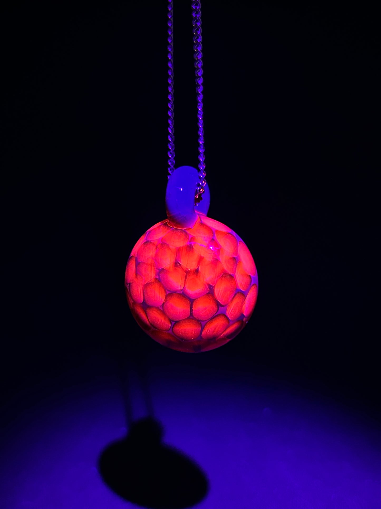 Amber Purple Pendant (UV Reactive)