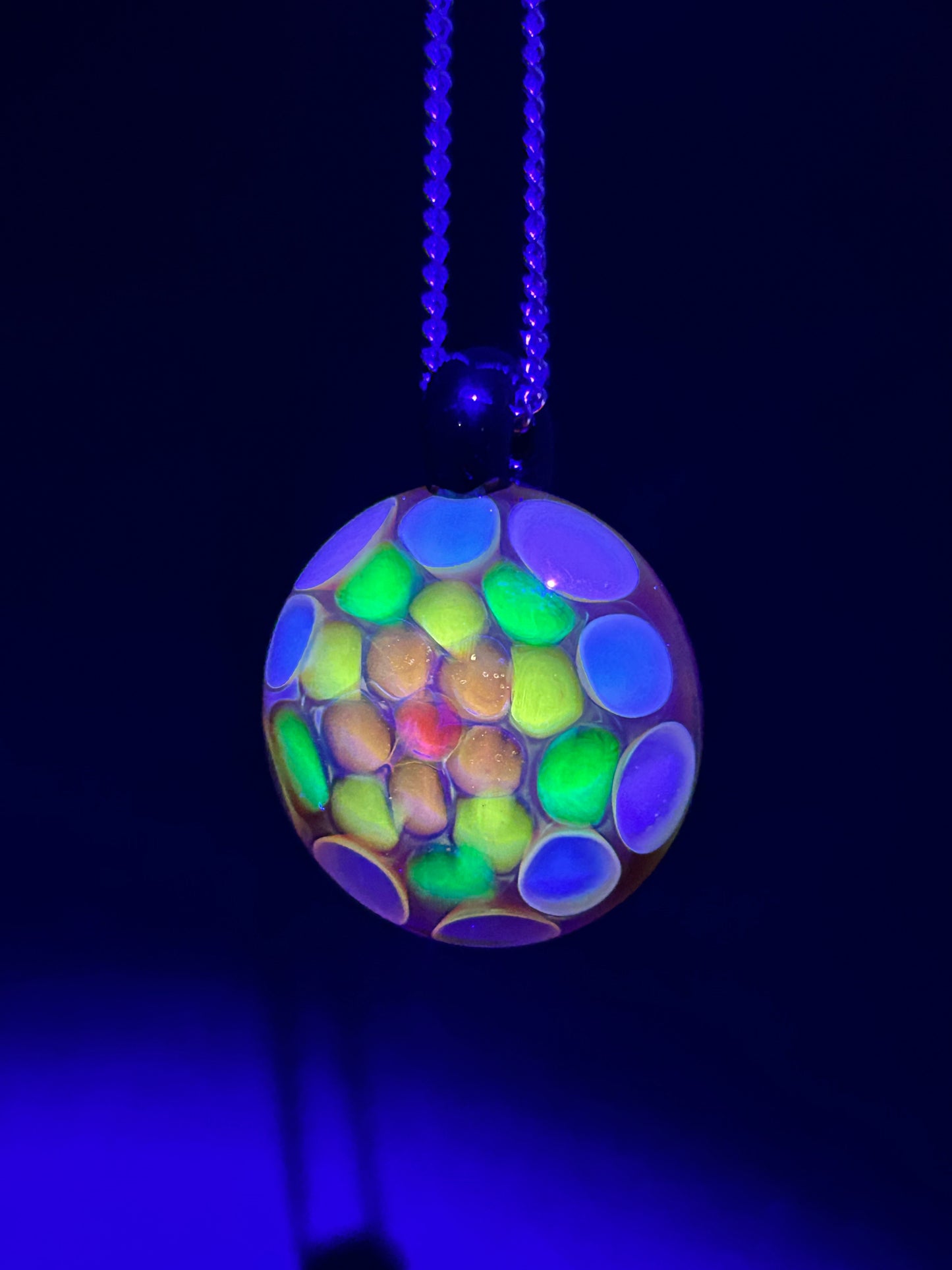 Amber Yellow Pendant (UV Reactive)