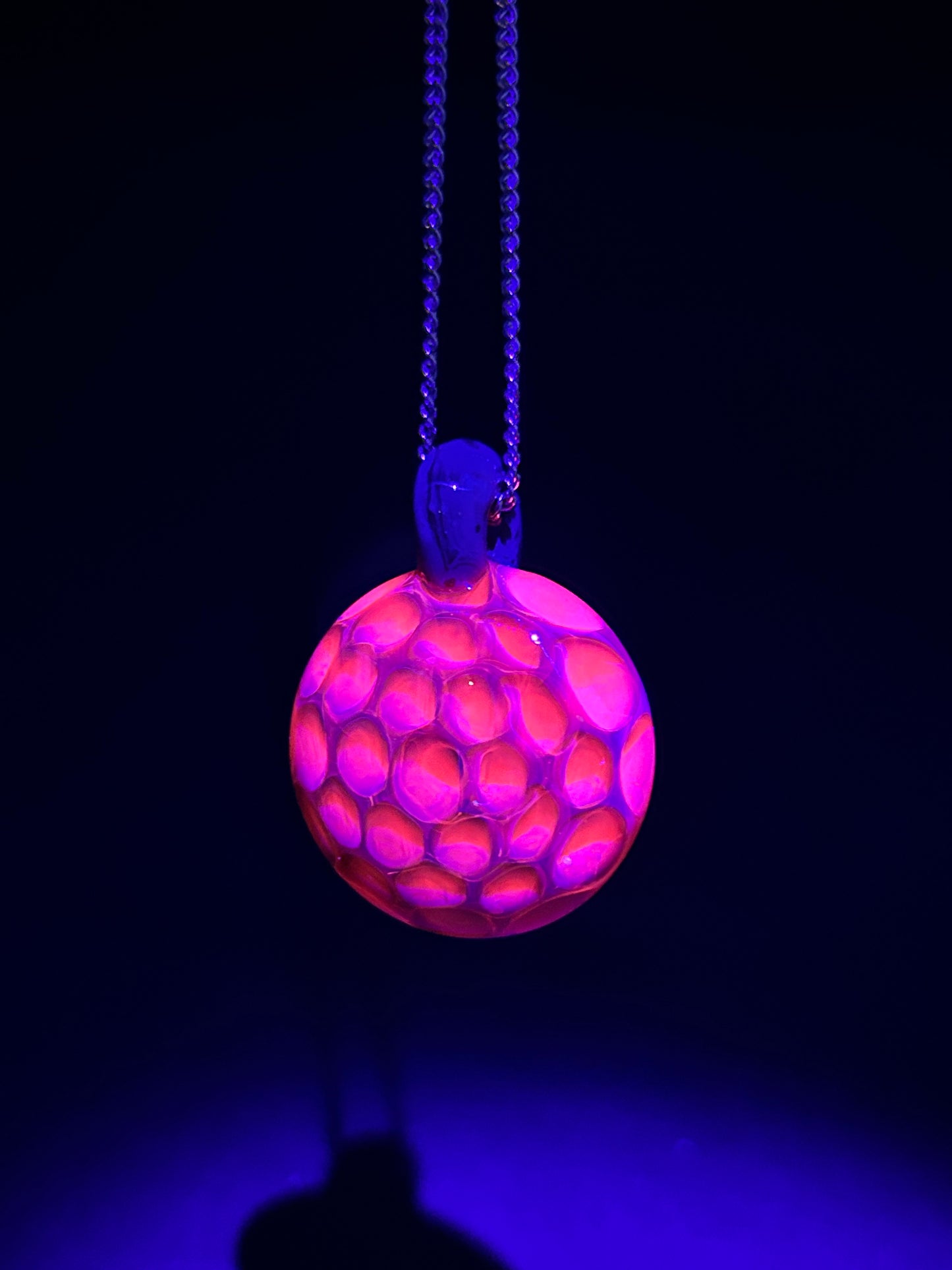 Amber Purple Pendant (UV Reactive)
