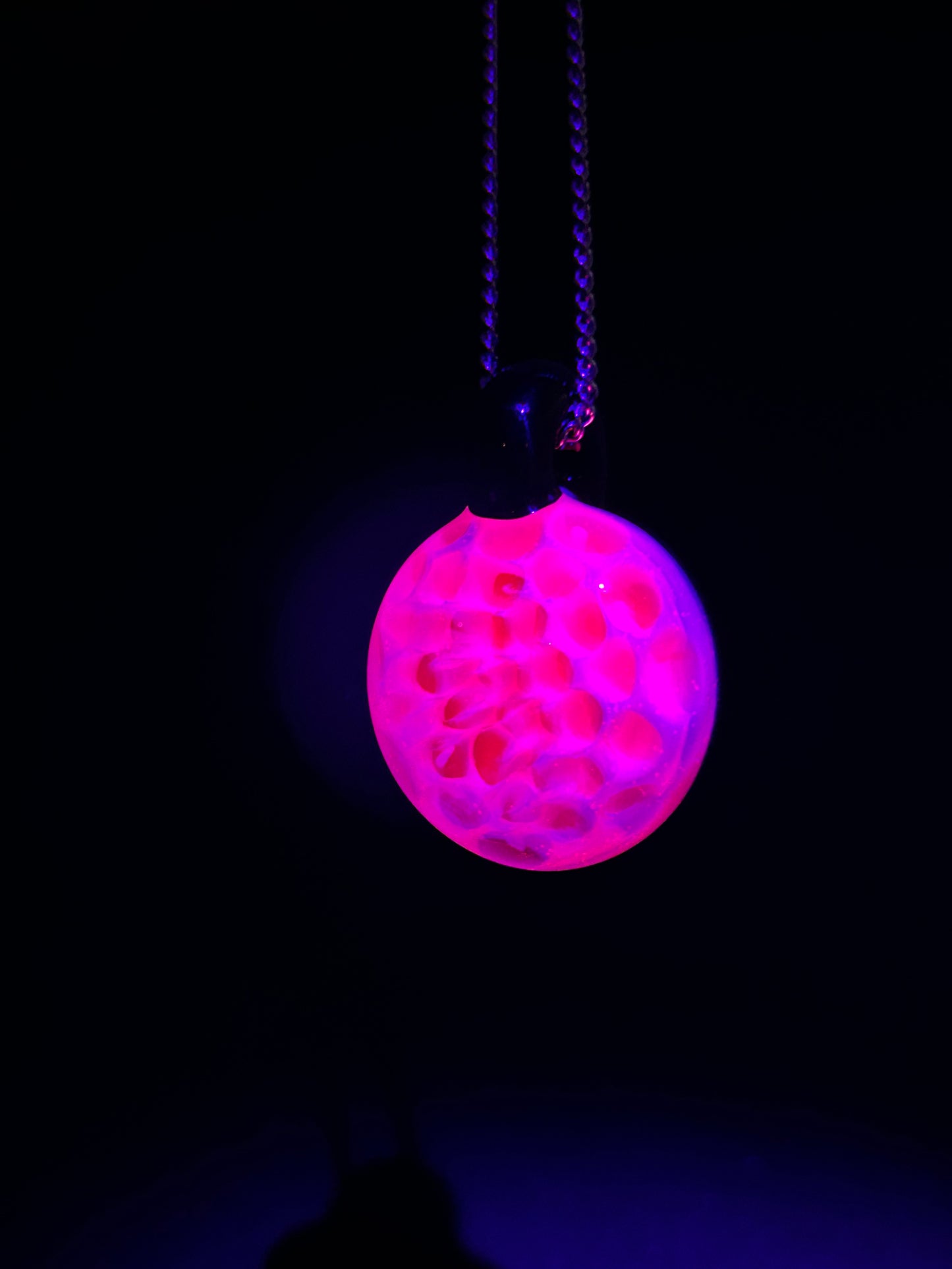 Opal White Pendant (UV Reactive)