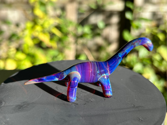 Amber Purple Dino