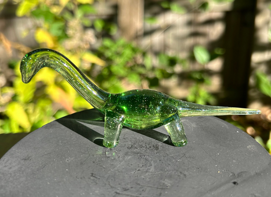 Sparkly Green Dino