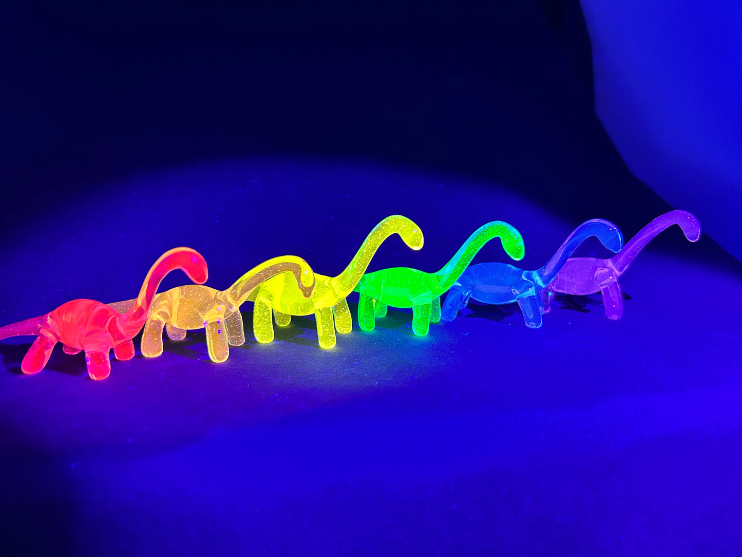 UV Rainbow Dinos (Set of 6)