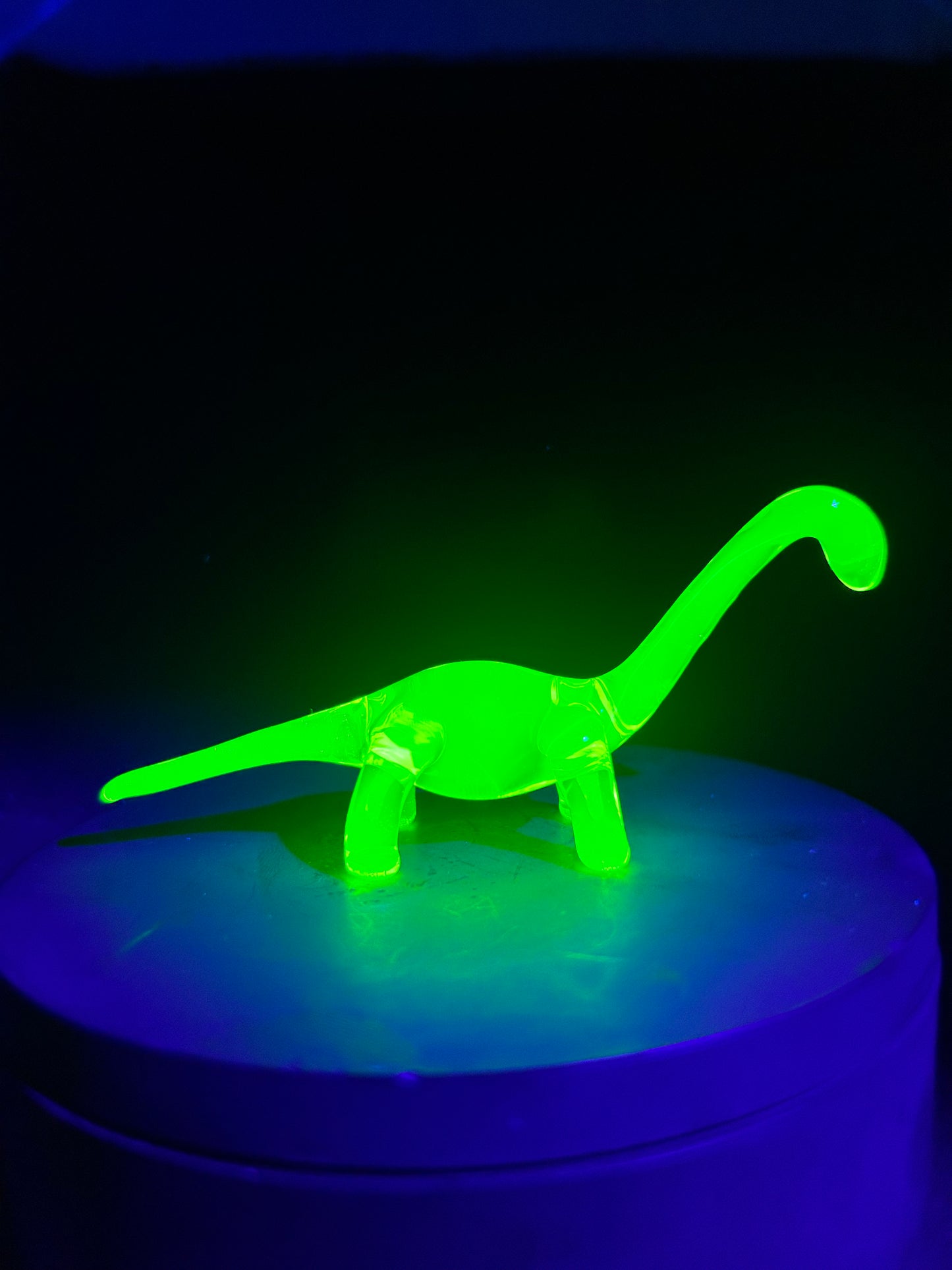 Uranium Glass Dino
