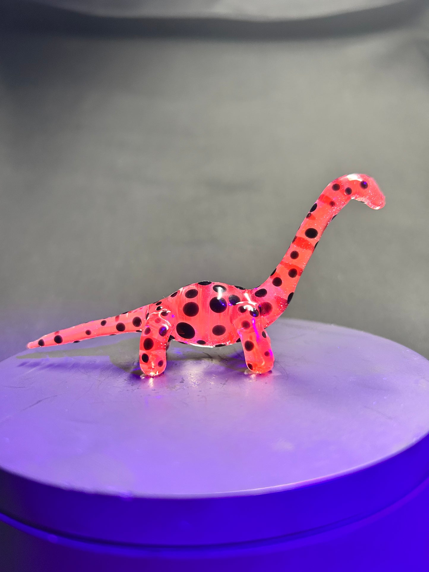 UV Pink Poka Dot Dino