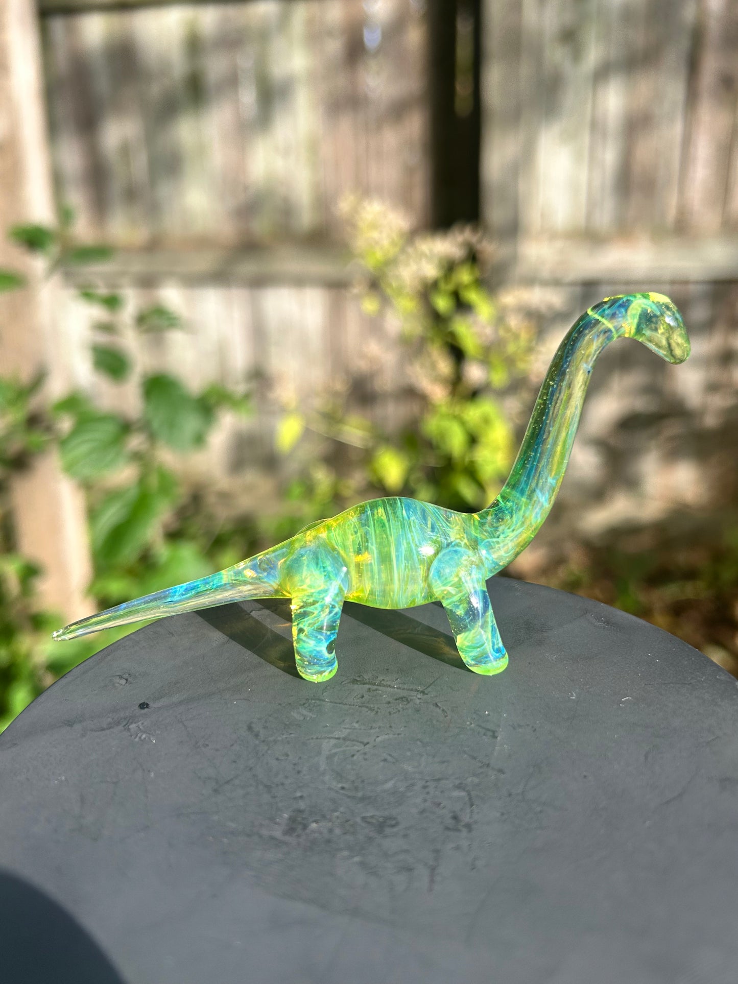 Swirly Lime Dino (UV Reactive)