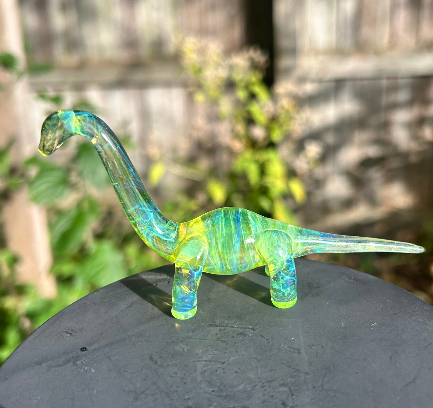 Swirly Lime Dino (UV Reactive)
