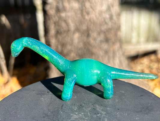 Green Sparkle Dino