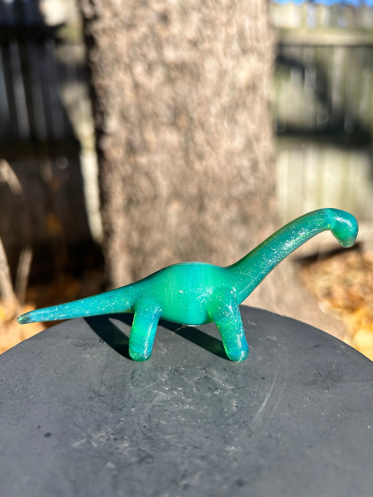 Green Sparkle Dino
