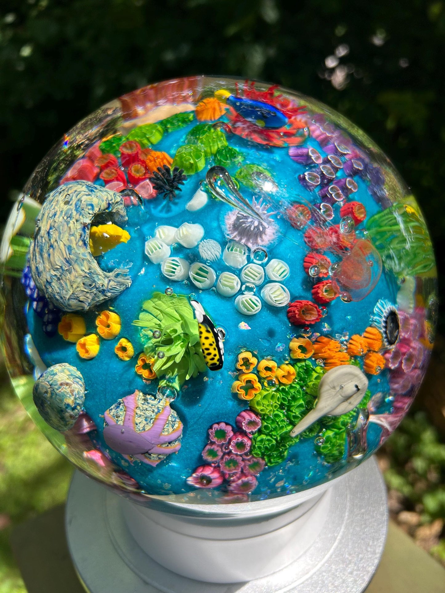 Large Glass Ocean Orb