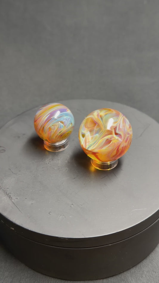 Amber Purple Marble Set